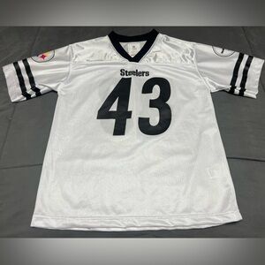 Reebok Pittsburgh Steelers Troy Polamalu #43 NFL Jersey Kids Youth LARGE 14-16
